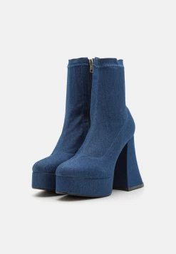 Lamoda Fashion Killer - High Heeled Ankle Boots - Denim -winter shoes Sales 2023 de762ed9d7b84d7a9d90184cfa3231b8