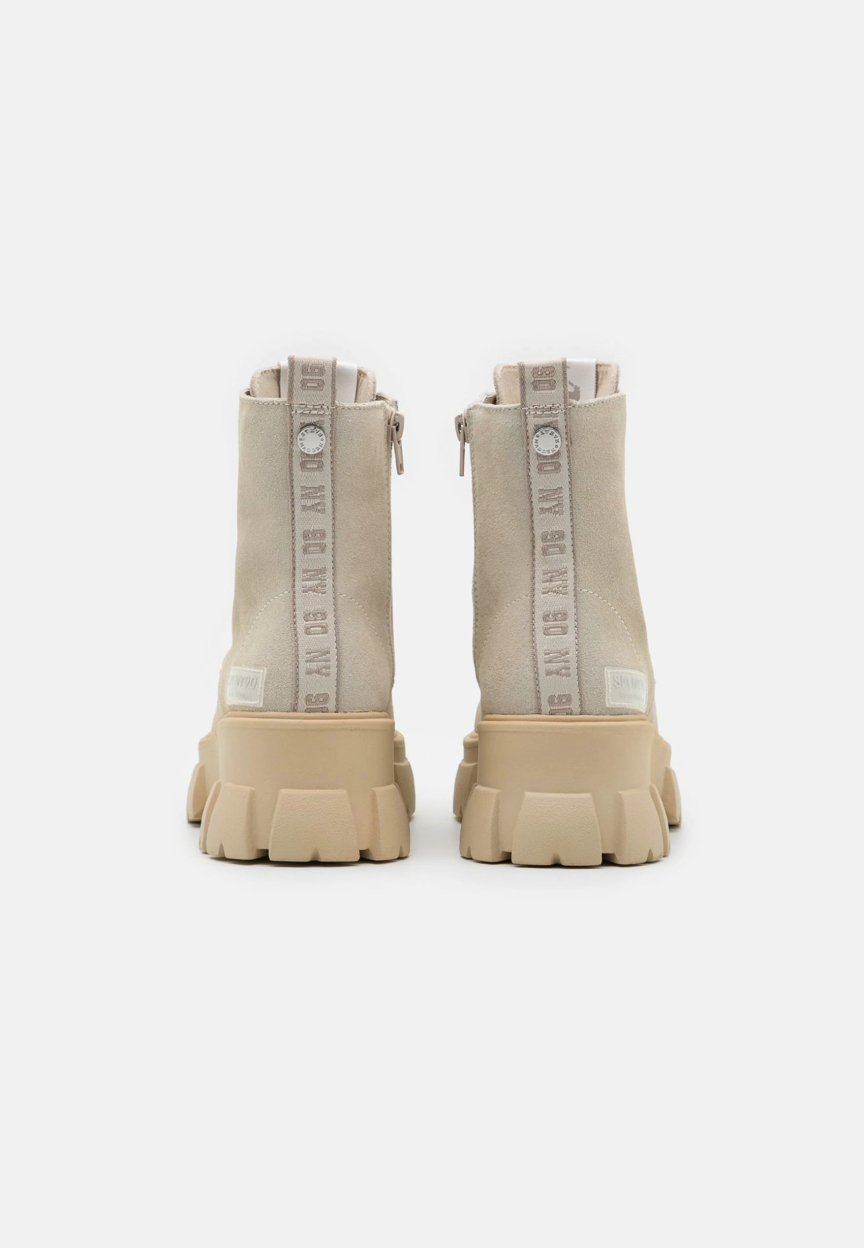 Steve Madden Tanker - Platform Ankle Boots - Beige 6 Steve Madden Tanker - Platform Ankle Boots - Beige - Image 6