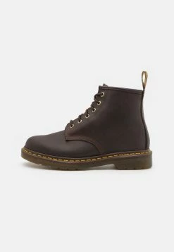 Dr. Martens Lace-Up Ankle Boots - Marron