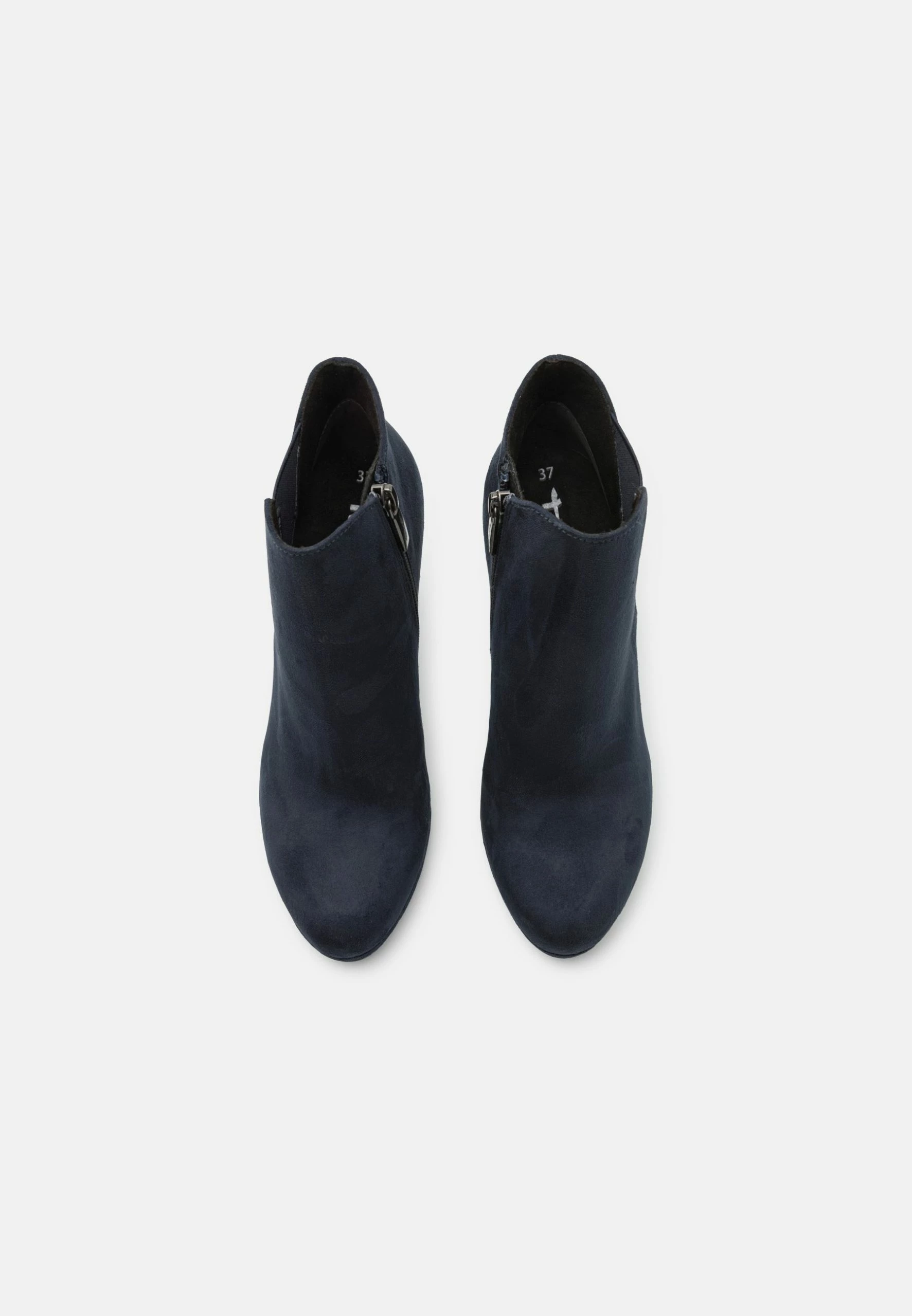 Tamaris High Heeled Ankle Boots - Navy 6 Tamaris High Heeled Ankle Boots - Navy - Image 6