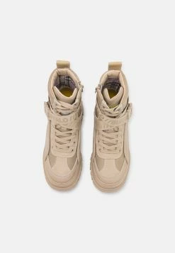 Buffalo Vegan Aspha- Lace-Up Ankle Boots - Beige -winter shoes Sales 2023 e3361c82224a424a9e24aecdc5138198