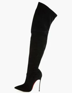 Black Thigh High Boots Womens Velvet Pointed Toe Stiletto Heel Over The Knee Boots -winter shoes Sales 2023 e745633c 031a 4be7 b4cd dea55c301ecb