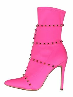 Red Ankle Boots High Heel Booties Pointed Toe Rivets Strappy Stretch Boots -winter shoes Sales 2023 e75ba98e c293 4e4a b5de 20cad87ecd7d