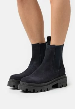 Tamaris Platform Ankle Boots - Navy