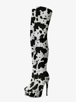 Women's Animal Print Platform Thigh High Heel Boots -winter shoes Sales 2023 ece7578b f84e 4254 ac36 fb90b0e033fb