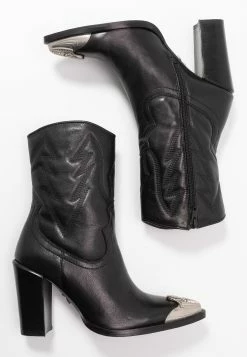 Bronx New Americana - High Heeled Ankle Boots - Black -winter shoes Sales 2023 ed709ac79d4e4d30a1230f0e2fc2f14a