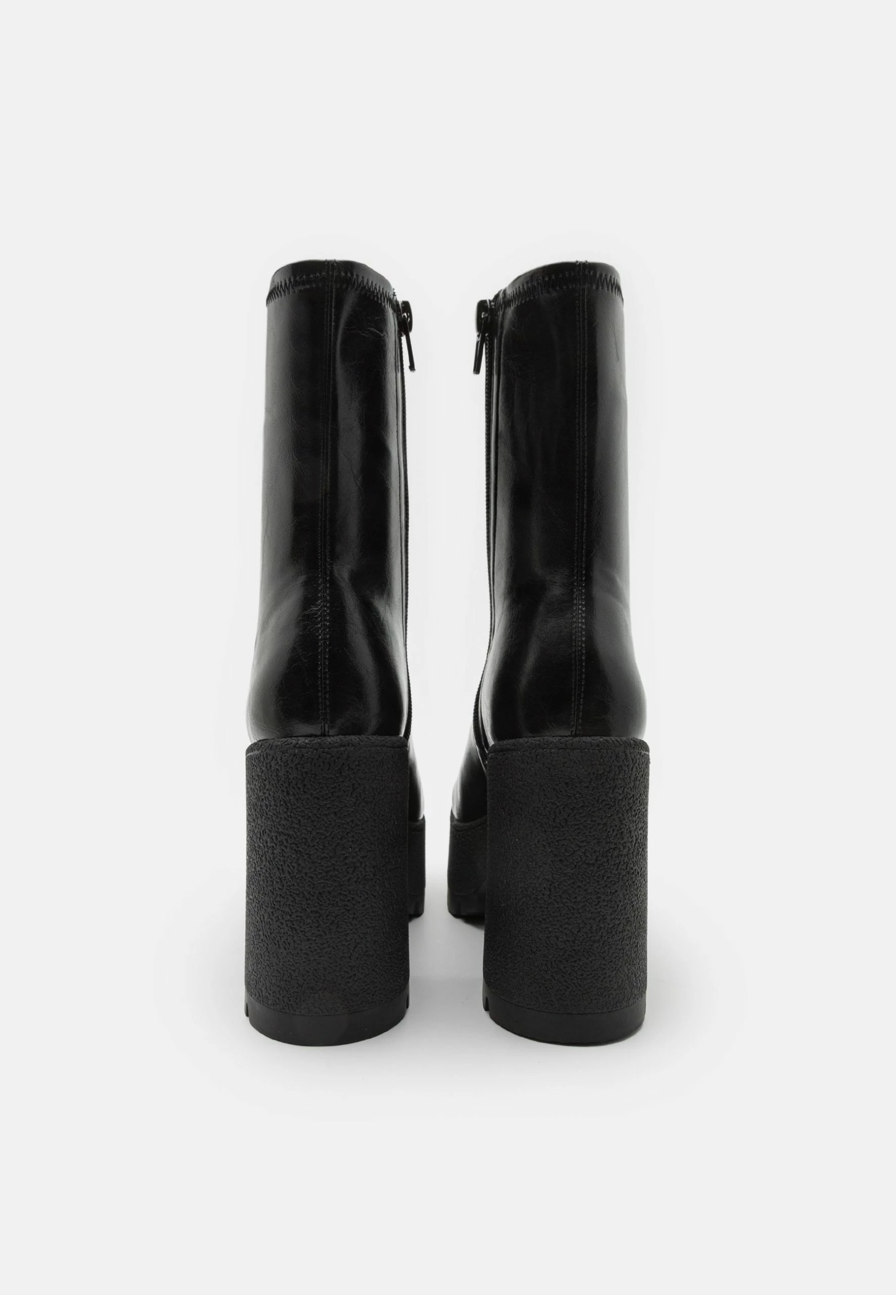 Jeffrey Campbell Refresh - High Heeled Ankle Boots - Black Matte 3 Jeffrey Campbell Refresh - High Heeled Ankle Boots - Black Matte - Image 3