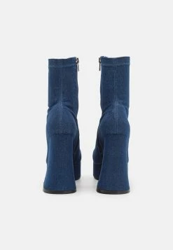 Lamoda Fashion Killer - High Heeled Ankle Boots - Denim -winter shoes Sales 2023 f19544c95f7c43b6bf461155805cedf3