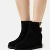 Anna Field Leather Winter Boot - Ankle Boots - Black