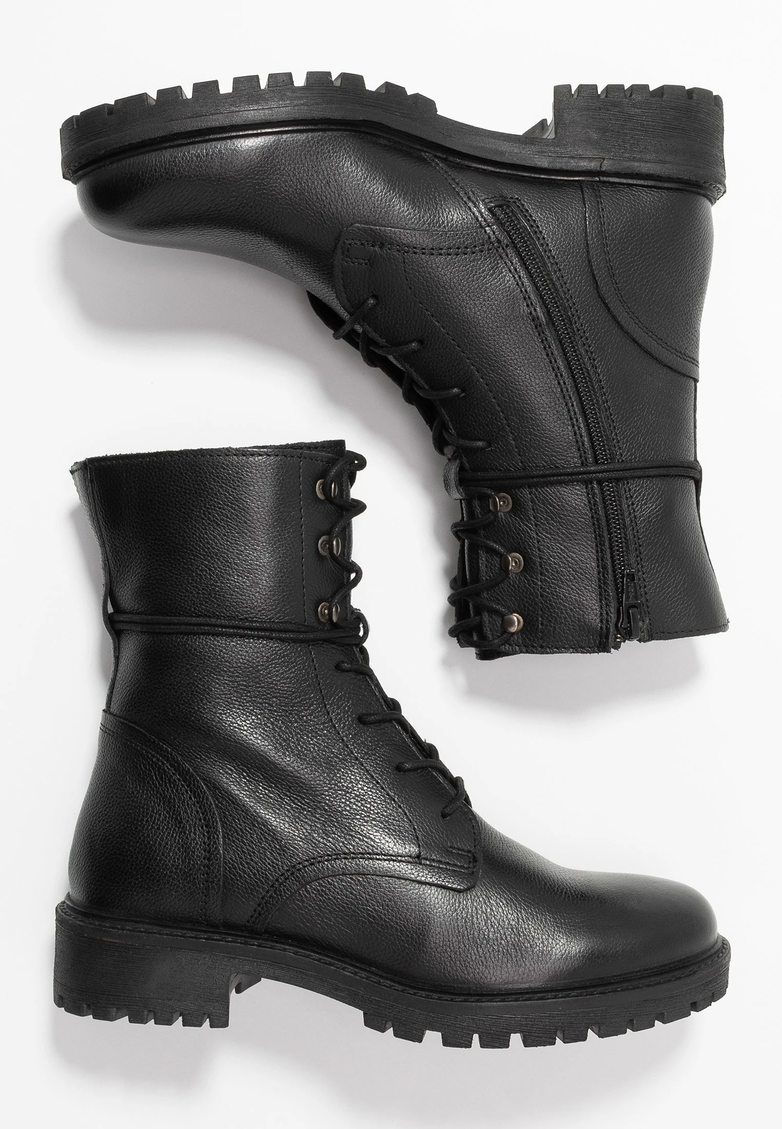 Geox Hoara - Lace-Up Ankle Boots - Black 4 Geox Hoara - Lace-Up Ankle Boots - Black - Image 4