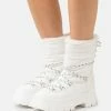 Buffalo Aspha Blizzard Warm - Lace-Up Ankle Boots - White