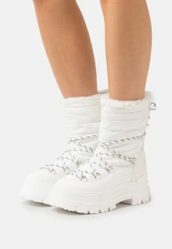 Buffalo Aspha Blizzard Warm - Lace-Up Ankle Boots - White