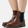 Gabor Comfort Classic Ankle Boots - Dark Brown
