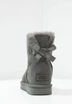 Ugg Mini Bailey Bow - Classic Ankle Boots - Grey -winter shoes Sales 2023 f5b569e5d1304ce4b785580800776a57