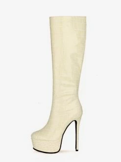 Women's Animal Print Platform Stiletto Heel Knee High Boots -winter shoes Sales 2023 f7d4519c 8b3c 4a21 b46f b022eccf066e