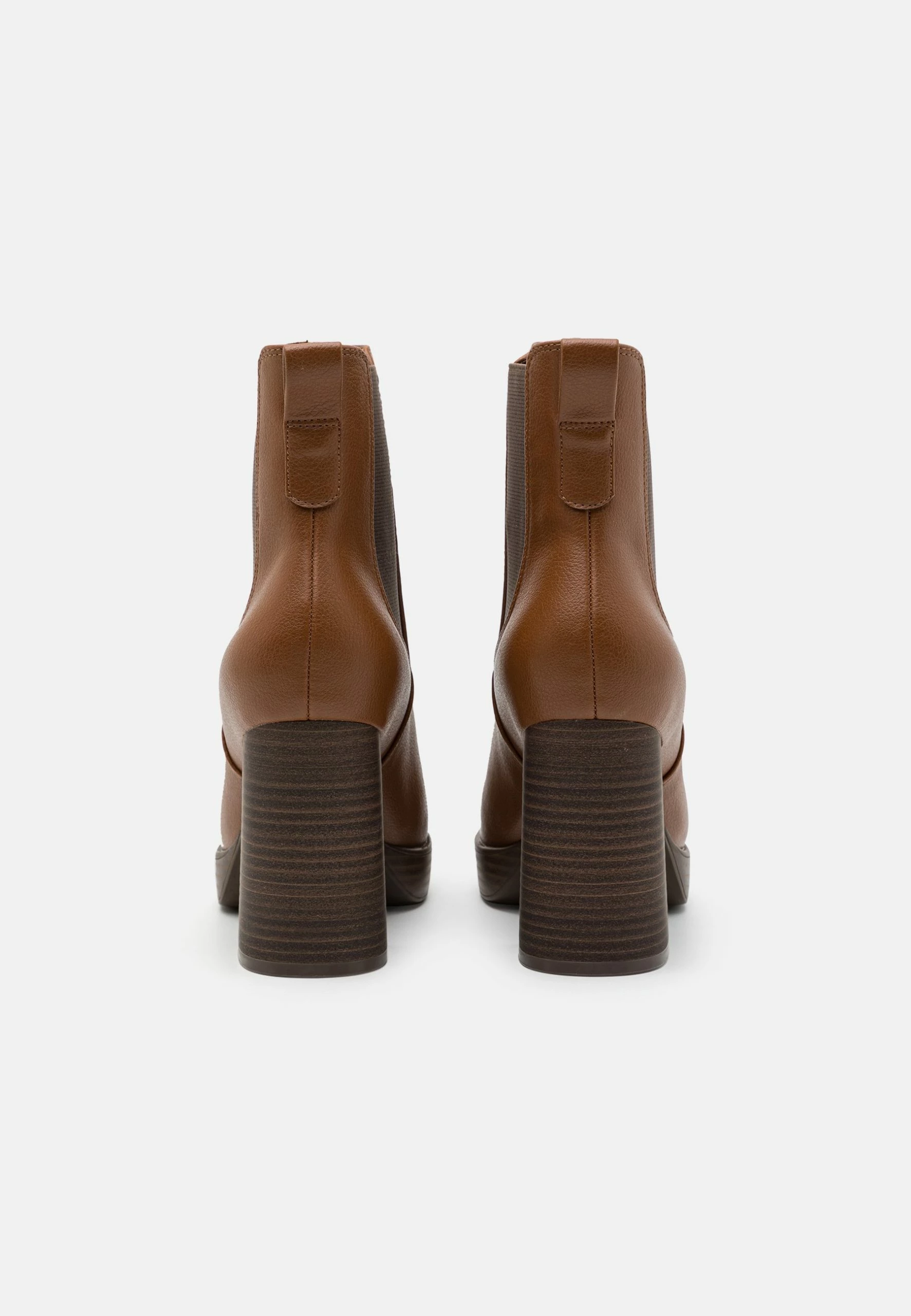 Call It Spring Tate - High Heeled Ankle Boots - Cognac 4 Call It Spring Tate - High Heeled Ankle Boots - Cognac - Image 4