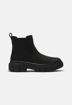 Timberland Platform Ankle Boots - Black Nubuck -winter shoes Sales 2023 ff494034c5a845b38f415b26e0e40317