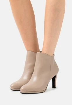 Tamaris High Heeled Ankle Boots - Taupe