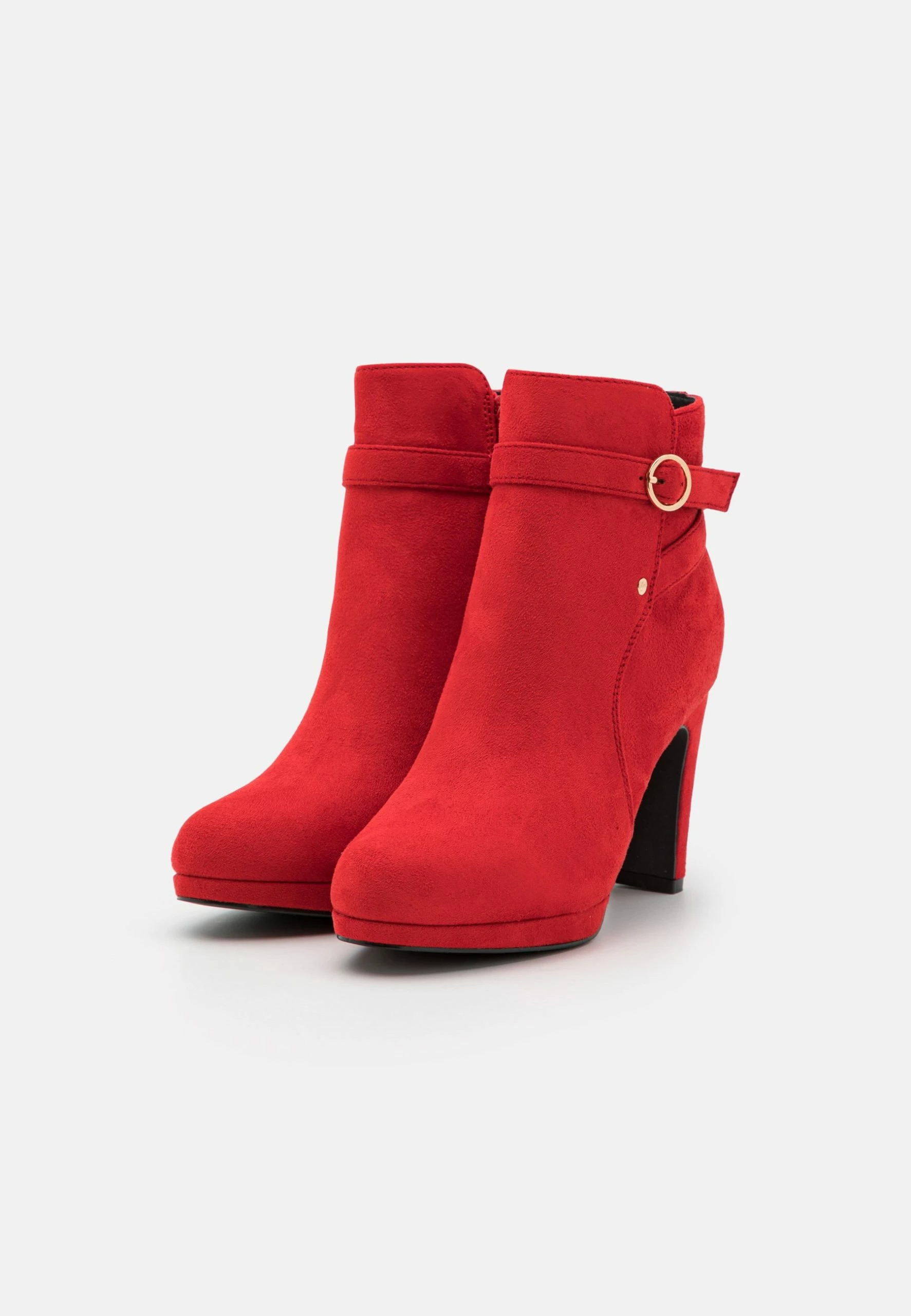 Ankle Boots - Red 3 Ankle Boots - Red - Image 3