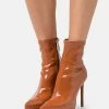 Steve Madden Kaylani - High Heeled Ankle Boots - Cognac
