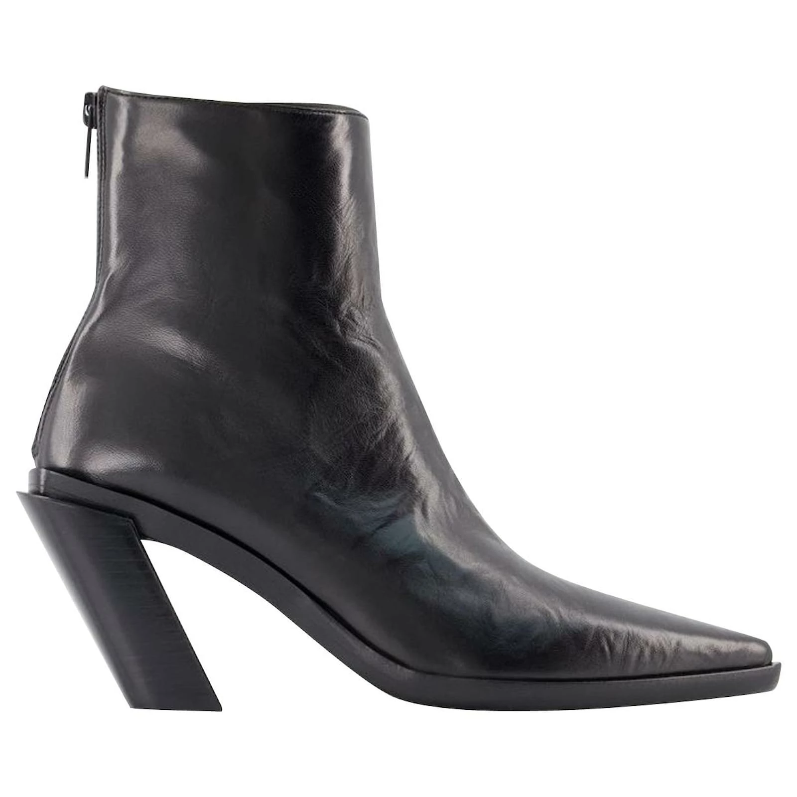 Florentine Ankle Boots - Ann Demeulemeester - Black - Leather 1 Florentine Ankle Boots - Ann Demeulemeester - Black - Leather