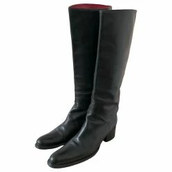 Free Lance Riding Boots 37 Black Leather