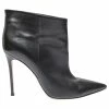 Gianvito Rossi Zipper Ankle Boots In Black Leather