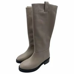 Autre Marque FLATTERED Boots T.eu 40 Leather Grey