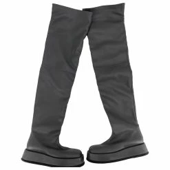 Autre Marque GIA BORGHINI Boots T.eu 37.5 Leather Grey