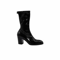 Gucci Pryntil Ankle Boots In Black Leather