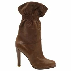 Marni Brown Leather Boots