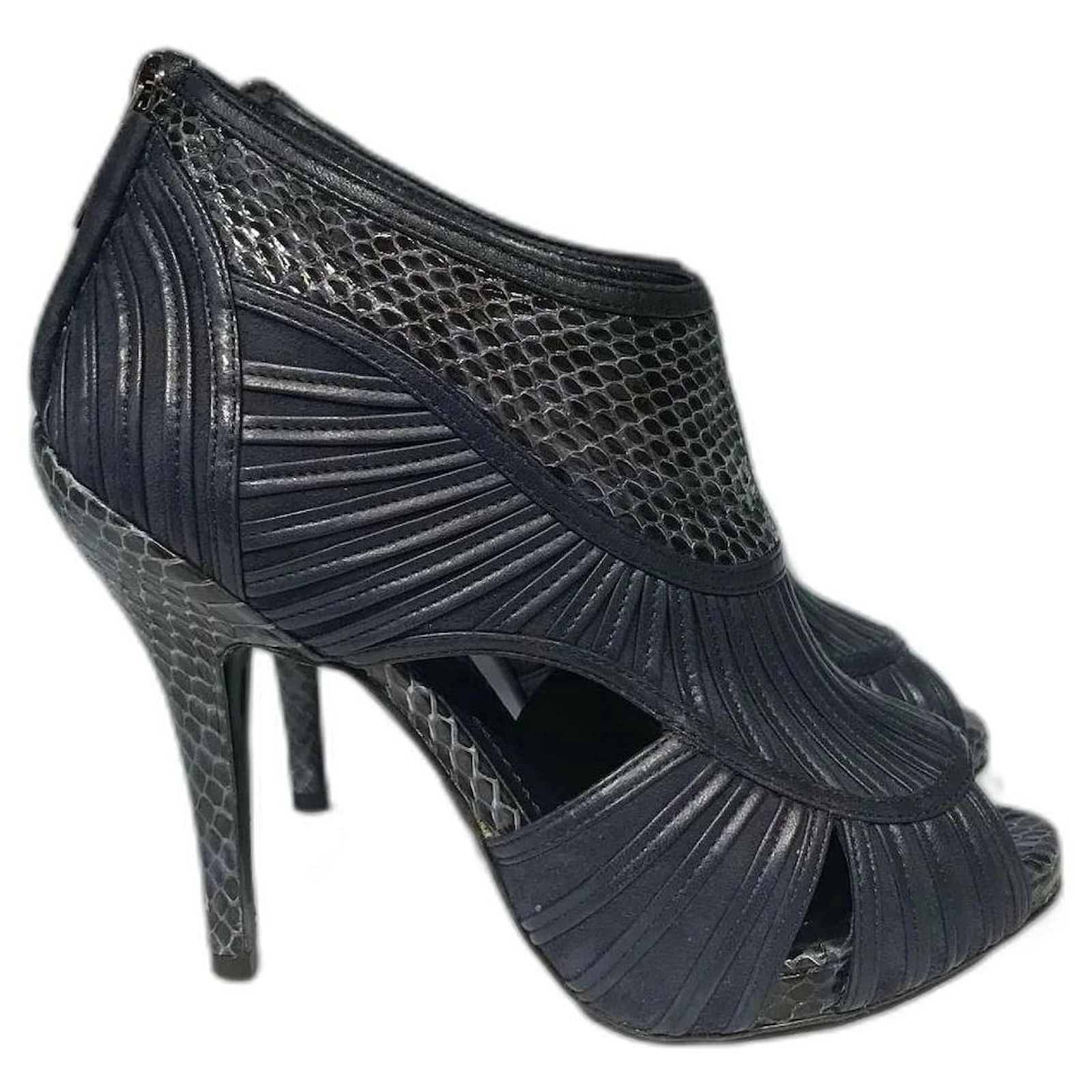 DIOR Ankle Boots T.eu 36 Leather Navy Blue 1 DIOR Ankle Boots T.eu 36 Leather Navy Blue