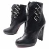 NEW CHRISTIAN LOUBOUTIN TROOP BOOTS SHOES 39 BLACK LEATHER BOOTS