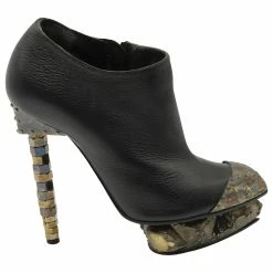winter shoes Sales 2023 18 Nicholas Kirkwood X Rodarte Ankle Boots In Black Leather