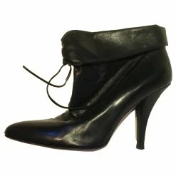 Paul & Joe Black Leather Ankle Boots