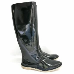 Pierre Hardy Black Patent Leather Boots