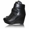 Prada Black Leather Ankle Boots