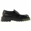 Off-White Sponge Loafer Ankle Boots - Off White - Black/Militaire - Leather