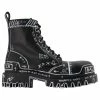 Strike L20 Ankle Boots - Balenciaga - Black/White - Leather