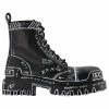 Strike L20 Ankle Boots - Balenciaga - Black/White - Leather