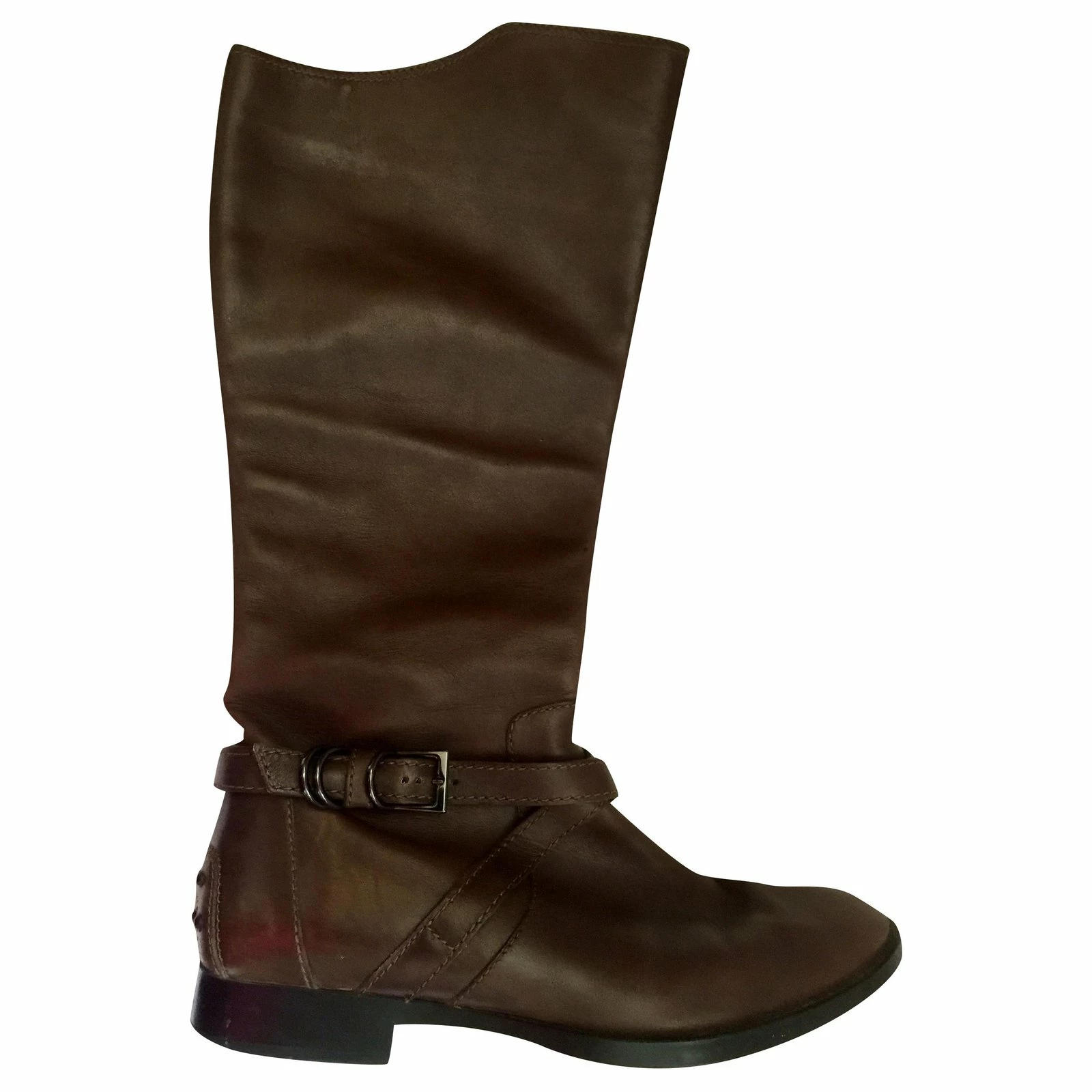 Tod's Brown Leather Riding Boots 1 Tod's Brown Leather Riding Boots