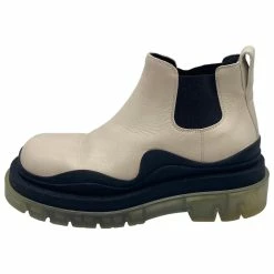 BOTTEGA VENETA Ankle Boots T.eu 39 Leather White